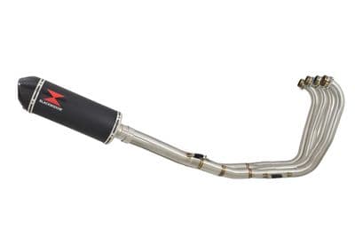 CBR 900 RR Fireblade Performance Exhaust System 300mm Oval Black Stainless Carbon Tip Silencer