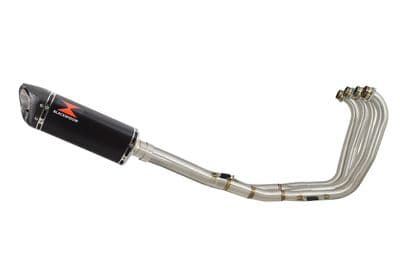 CBR 900 RR Fireblade Performance Exhaust System 300mm Tri Oval Black Stainless Carbon Tip Silencer