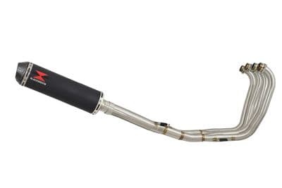 CBR 900 RR Fireblade Performance Exhaust System 370mm Round Black Stainless Carbon Tip Silencer