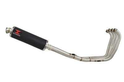CBR 900 RR Fireblade Performance Exhaust System 400mm Round Black Stainless Silencer