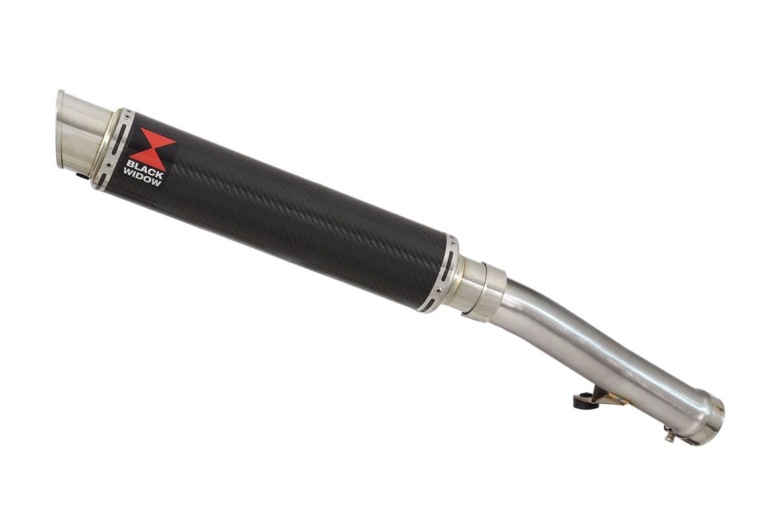 CBR600 CBR 600 FX FY 1999 2000 Link Pipe 350mm GP Round Carbon