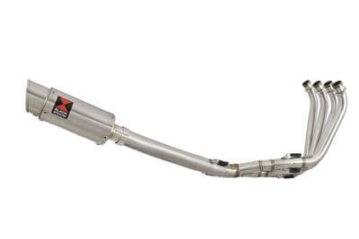CBR650F 2014-2020 High Level De-Cat Exhaust System 200mm Round Stainless Silencer