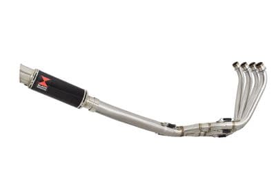 CBR650F 2014-2020 High Level De-Cat Exhaust System 230mm GP Round Black Silencer