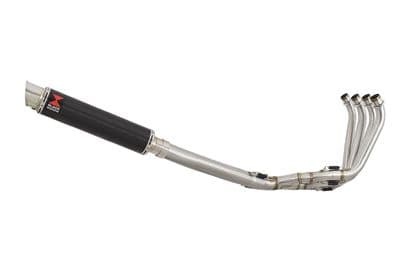 CBR650F 2014-2020 High Level De-Cat Exhaust System 350mm GP Round Carbon Silencer