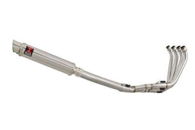 CBR650F 2014-2020 High Level De-Cat Exhaust System 350mm GP Round Stainless Silencer