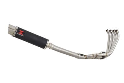 CBR650F 2014-2020 High Level De-Cat Exhaust System 360mm GP Round Black Silencer