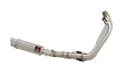 CBR650F 2014-2020 Low Level De-Cat Exhaust System 230mm GP Round Stainless Silencer