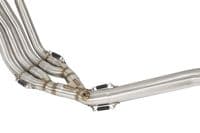CBR650R 21-23 De-Cat High Level Exhaust System 200mm Round  Blue Tip Stainless Silencer