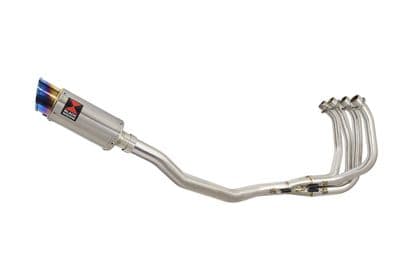 CBR929RR Fireblade 00-01 Performance Exhaust System + 200mm Round Blue Tip Stainless Silencer