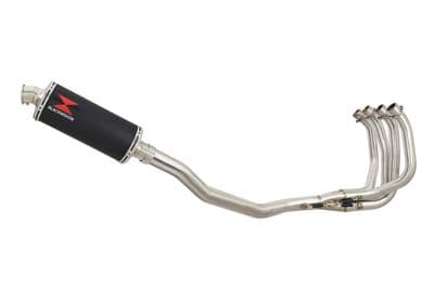CBR929RR Fireblade 00-01 Performance Exhaust System + 300mm Oval Black Stainless Silencer