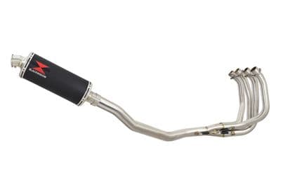CBR929RR Fireblade 00-01 Performance Exhaust System + 300mm Round Black Stainless Silencer