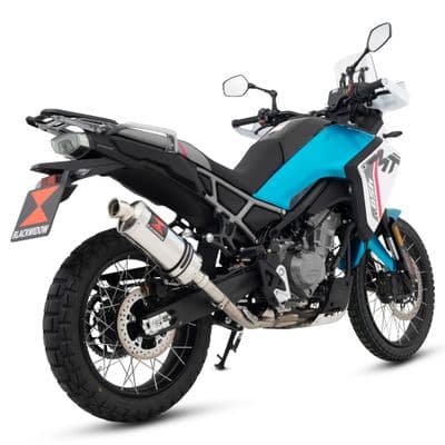 CF Moto 450 MT 2024 - 2025 Exhaust Silencer 300 mm Oval Stainless Steel