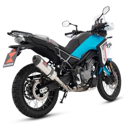 CF Moto 450 MT 2024 - 2025 Exhaust Silencer 300 mm Oval Stainless Steel Carbon Tip