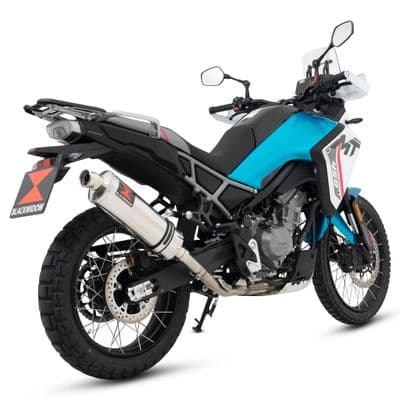 CF Moto 450 MT 2024 - 2025 Exhaust Silencer 400 mm Oval Stainless Steel