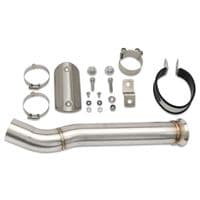 CF Moto 800 MT 2022 - 2024 Exhaust Silencer 200mm Oval Black Stainless Carbon Tip