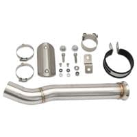 CF Moto 800 MT 2022 - 2024 Exhaust Silencer 200mm Round Blue Tip Carbon