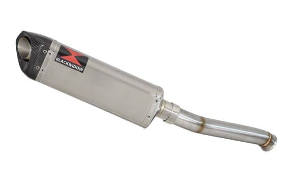 CF Moto 800 MT 2022 - 2024 Exhaust Silencer 350mm Tri - Oval Stainless Carbon Tip