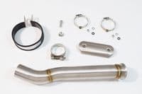 CF Moto 800 MT 2022 - 2024 Exhaust Silencer 370mm Round Black Stainless Carbon Tip
