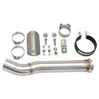 CF Moto 800 MT 2022 - 2024 Exhaust Silencer 400mm Oval Black Stainless