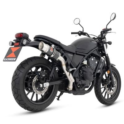CL 500 / SCL 500 Scrambler 2023 - 2026 Exhaust Silencer Kit 200 mm Round GP Carbon