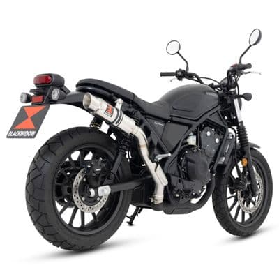 CL 500 / SCL 500 Scrambler 2023 - 2026 Exhaust Silencer Kit 230 mm Round GP Stainless Steel