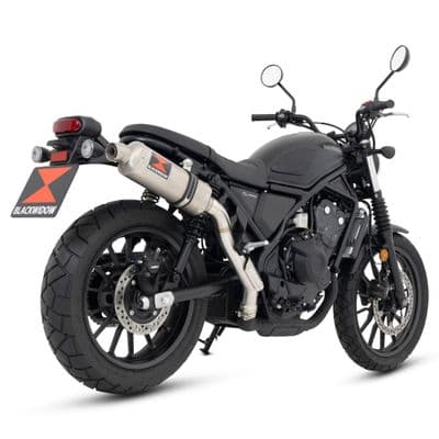 CL 500 / SCL 500 Scrambler 2023 - 2026 Exhaust Silencer Kit 300 mm Hexagonal Stainless Steel