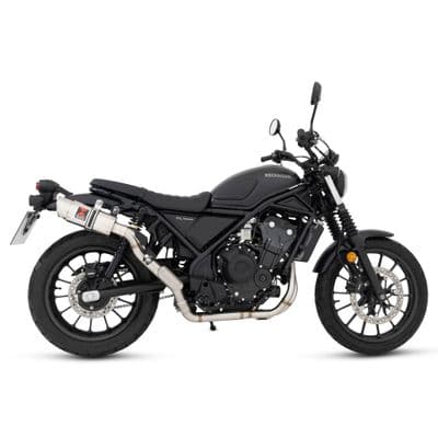 CL 500 / SCL 500 Scrambler 2023 - 2026 Exhaust System 200 mm Round GP Stainless Steel Silencer
