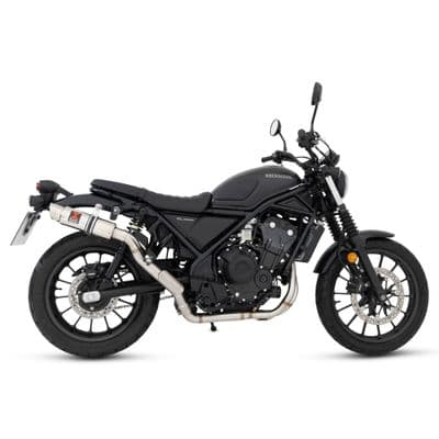 CL 500 / SCL 500 Scrambler 2023 - 2026 Exhaust System 230 mm Round GP Stainless Steel Silencer
