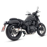 CMX 1100 Rebel 2025-2026 Exhaust System 230 mm Round GP Stainless Steel Silencer