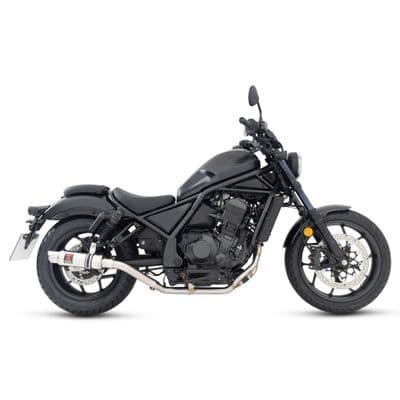 CMX 1100 Rebel 2025-2026 Exhaust System 230 mm Round GP Stainless Steel Silencer