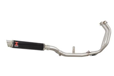 CMX 500 Rebel 2020 - 2024 Performance Exhaust System 350mm Black Round Stainless Silencer