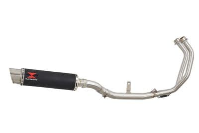CMX 500 Rebel 2020 - 2024 Performance Exhaust System 360mm Round  Black Stainless Silencer