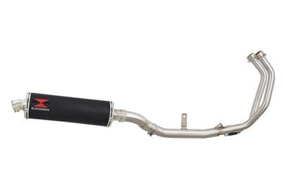 CMX 500 Rebel 2020 - 2024 Performance Exhaust System 400mm Oval Black Stainless Silencer