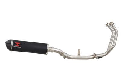CMX 500 Rebel 2020 - 2024 Performance Exhaust System 400mm Oval Black Stainless Silencer Carbon Tip