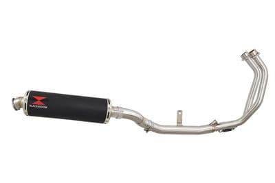 CMX 500 Rebel 2020 - 2024 Performance Exhaust System 400mm Round  Black Stainless Silencer