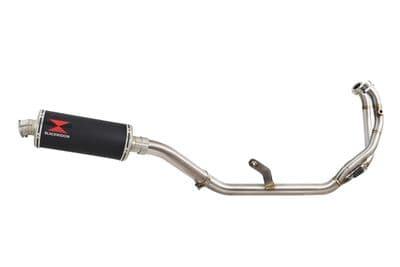 CMX1100 Rebel 2021 - 2024 De Cat Exhaust System + 300mm Oval Black Stainless Silencer