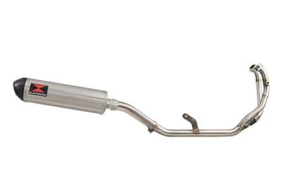 CMX1100 Rebel 2021 - 2024 De Cat Exhaust System + 400 mm Oval Stainless + Carbon Tip  Silencer