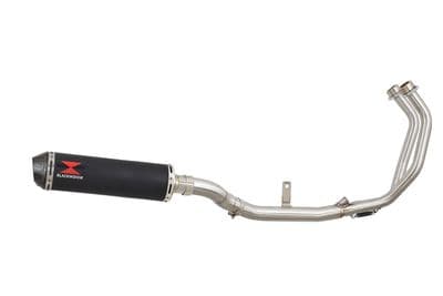 CMX500 REBEL 2020-2024 Performance Exhaust System 370mm  Round Black Stainless Silencer  Carbon Tip