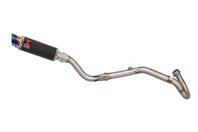CRF 250 L/LA & Rally Exhaust System 230mm GP Round Blue Tip Carbon Silencer