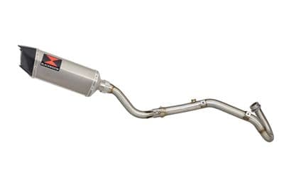CRF 250 L/LA & Rally Exhaust System 300mm Hexagonal Stainless Carbon Tip Silencer
