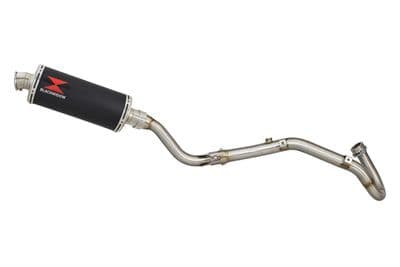 CRF 250 L/LA & Rally Exhaust System 300mm Oval Black Stainless Silencer