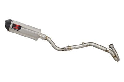 CRF 250 L/LA & Rally Exhaust System 300mm Oval Stainless Carbon Tip Silencer
