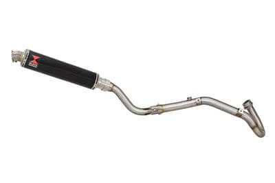 CRF 250 L/LA & Rally Exhaust System 350mm Oval Black Stainless Silencer