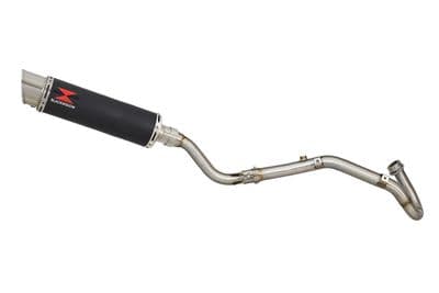 CRF 250 L/LA & Rally Exhaust System 360mm GP Round Black Stainless Silencer