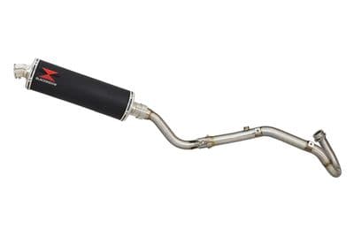 CRF 250 L/LA & Rally Exhaust System 400mm Oval Black Stainless Silencer