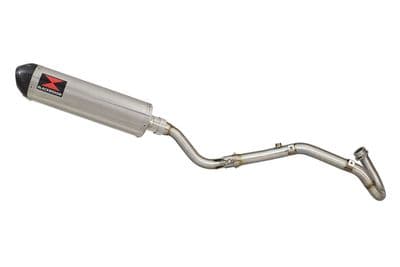 CRF 250 L/LA & Rally Exhaust System 400mm Oval Stainless Carbon Tip Silencer