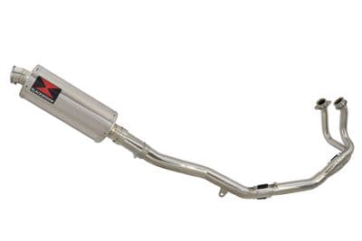 CRF1000 Africa Twin De Cat Exhaust System + 300mm Round Stainless Silencer