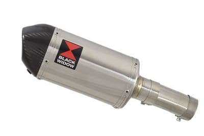 CRF1000 Africa Twin Link Pipe & 200mm Oval Stainless Carbon Tip Silencer Kit