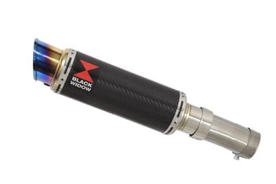 CRF1000 Africa Twin Link Pipe & 230mm GP Round Blue Tip Carbon Silencer Kit