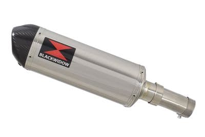 CRF1000 Africa Twin Link Pipe & 300mm Oval Stainless Carbon Tip Silencer Kit